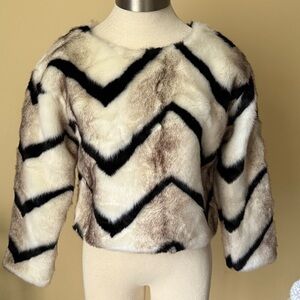 Chic Faux Fur Sweater